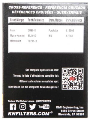 Mazda Mazdaspeed3 Oil Filter - K&N Engineering - Performance Gold - `07-`09